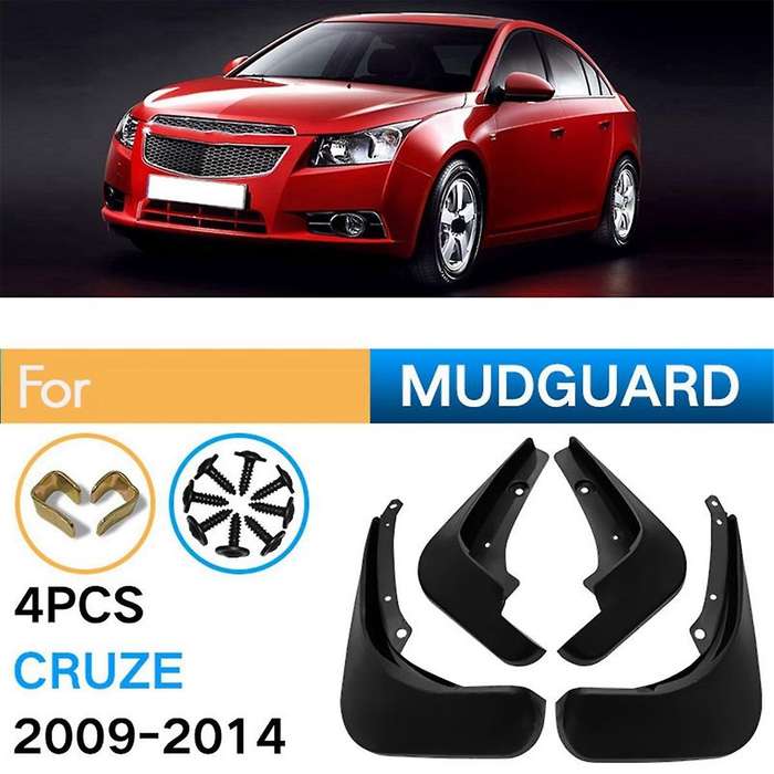 4PCS Car Mudguard Mud Flaps Splash Mud Guard for 2009-2014 Car Accessories