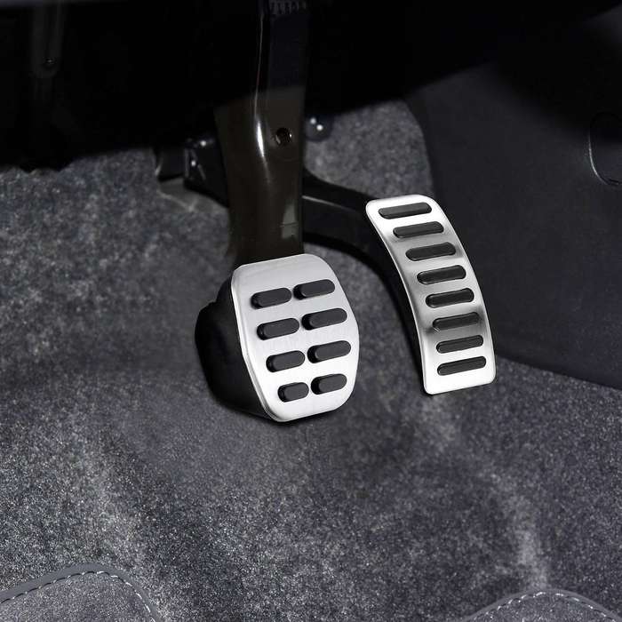 4Pcs Car Rest Accelerator Brake Pedal for Golf 4 R32 -A3 SEAT