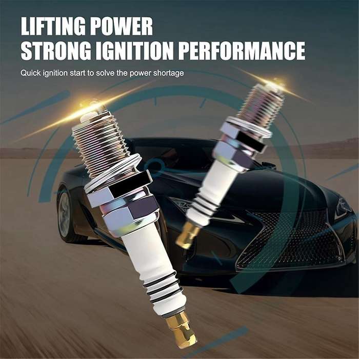 4Pcs Car Spark Plug Automotive Engine Accessories BKR5EIX-11 5464 for Spark Plug