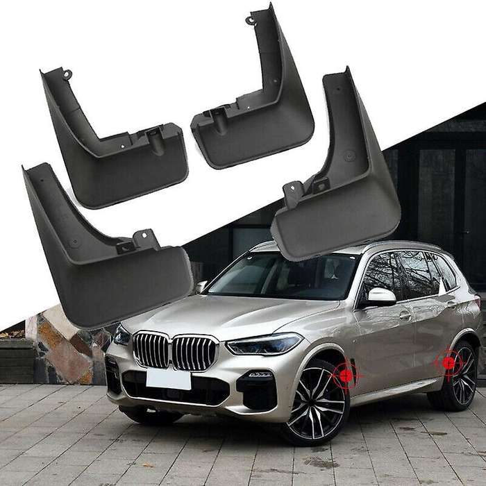 4Pcs Car Splash Guards Mud Flaps Mud Guards for X5 G05 Sport 2019 - 2020