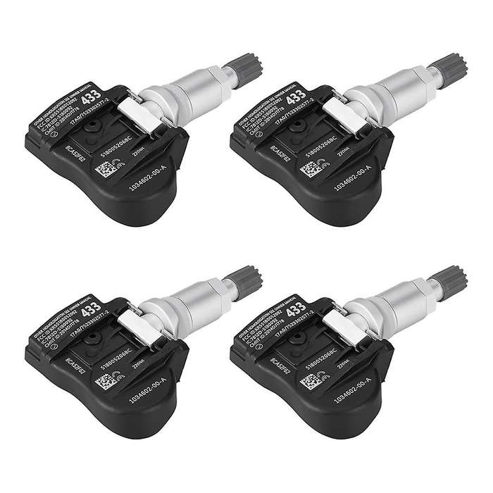 4Pcs Car TPMS Sensor Tire Pressure Sensor 107481200B for 3 2018-2020 S 2014 X 2016 Tire Pressure Mo