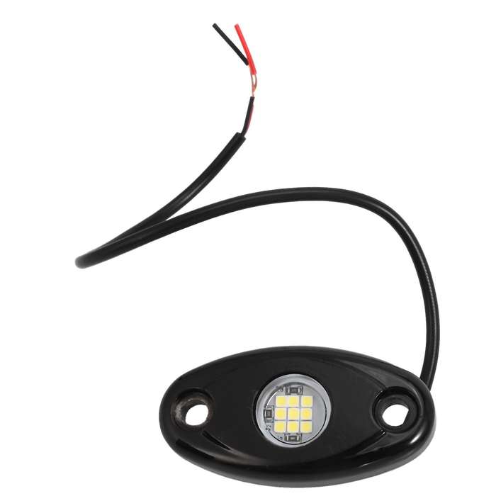 4Pcs Car Under Wheel Lights 800LM 9 LED Rock Light for Off-Road