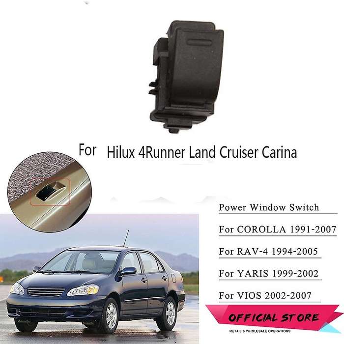 4Pcs Car Window Regulator Switches 84820-35020 84810-32070 84810 32080 for 4Runner Land Cruiser