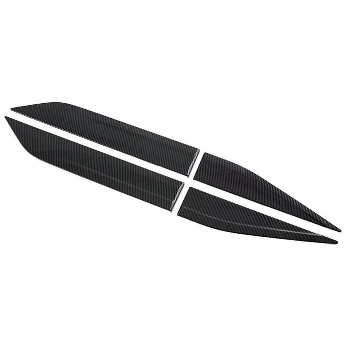 4PCS Carbon Fiber Color Car Exterior Side Door Trim Cover Decor for Dolphin Mini/ Seagull
