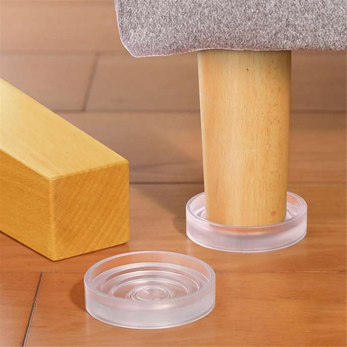 4pcs Chair Leg Caps Feet Protector Pads Furniture Table Covers Socks Plugs Cover Furniture Leveling