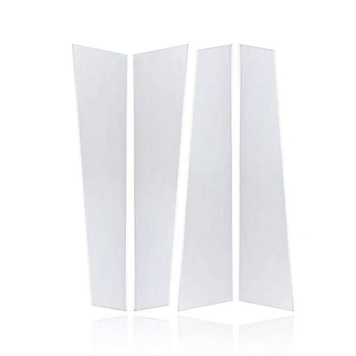 4pcs Chrome Door Window B Pillar Bright Strip for S Class 2014-2020 Exterior Window Center Post Trim