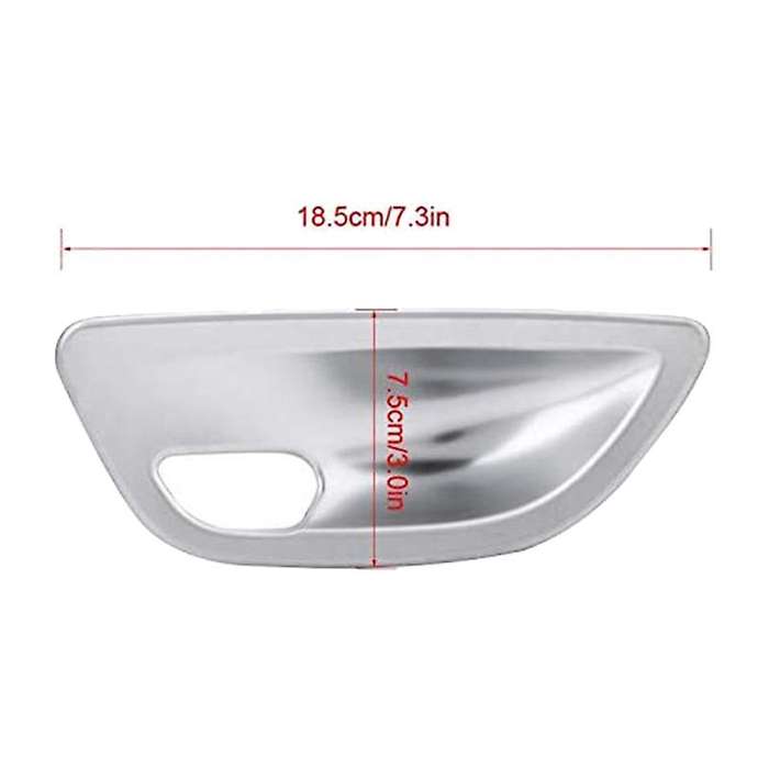 4Pcs Chrome Interior Door Handle Bowl Cover Trim for 5 Series F10 2011-2017
