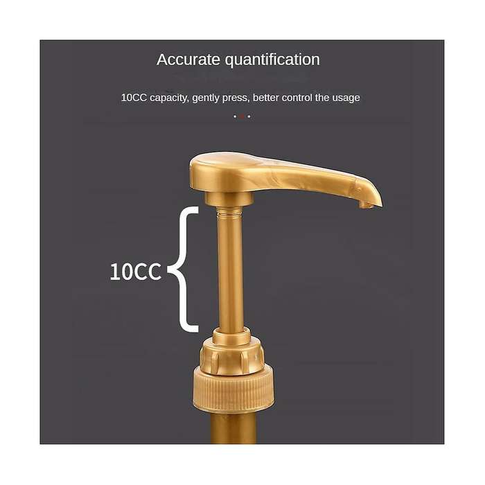 4PCS Coffee Syrup Pump Dispenser Bottle Presser Hand Pump Head for Coffee Flavoring Syrups