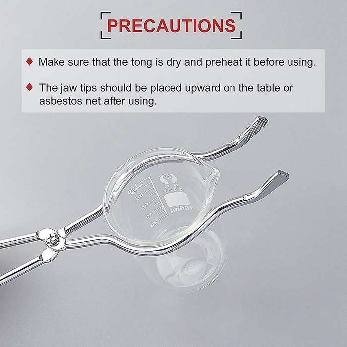 4PCS Crucible Tongs Long Stainless Steel Crucible Tongs with Bow Metal Refining Casting Tool