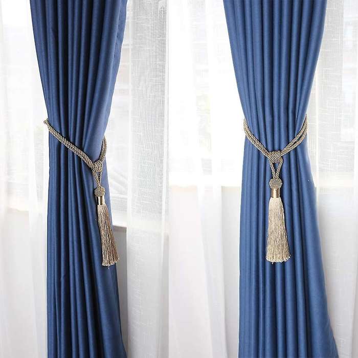 4Pcs Curtain Tassels Curtain Rope Curtain Tiebacks Curtain Accessories Rope Tassels Fastening Window