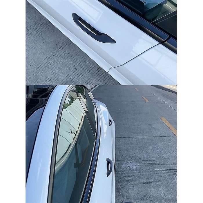 4Pcs Door Handle for Y Car Door Handles Patch Decoration Cover Accessories Matt Black