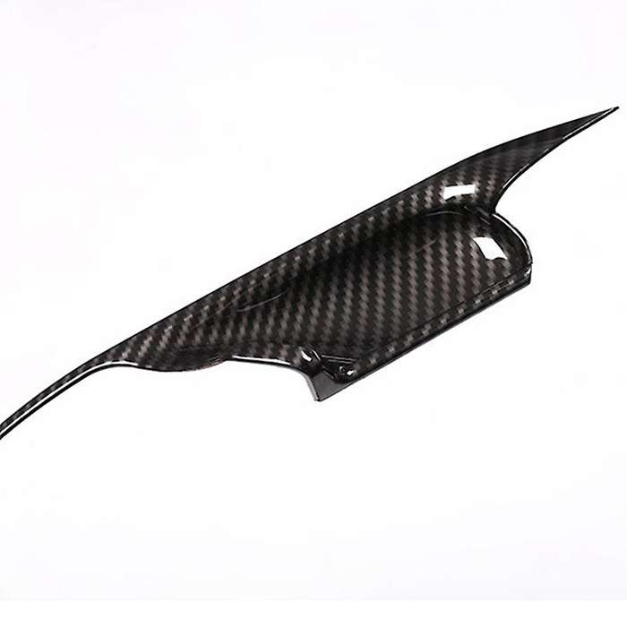4Pcs Door Handle Bowl Cover Trims Decoration Accessories Set for X5 F15 X6 F16 2014-2018 Carbon Fibe