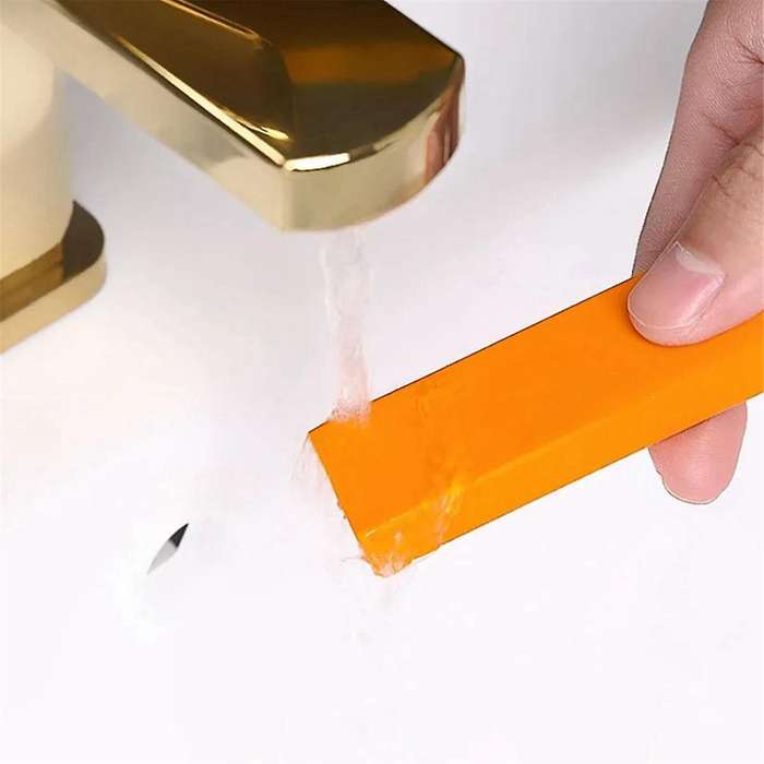 4pcs Easy Limescale Eraser Bathroom Glass Rust Remover Rubber Household Kitchen Cleaning Tools Kitch