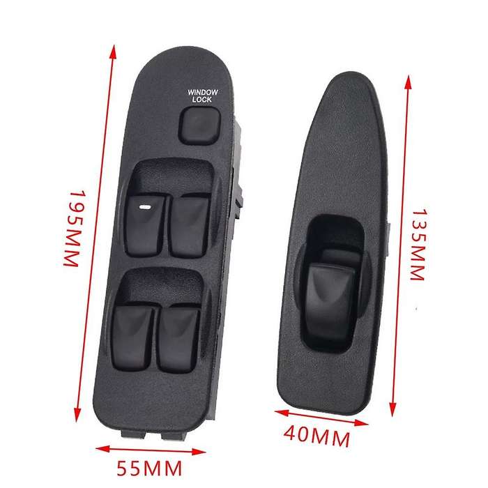 4PCS Electric Power Window Control Switch MR740599 Front Left Right Window Switch Panel for Carisma
