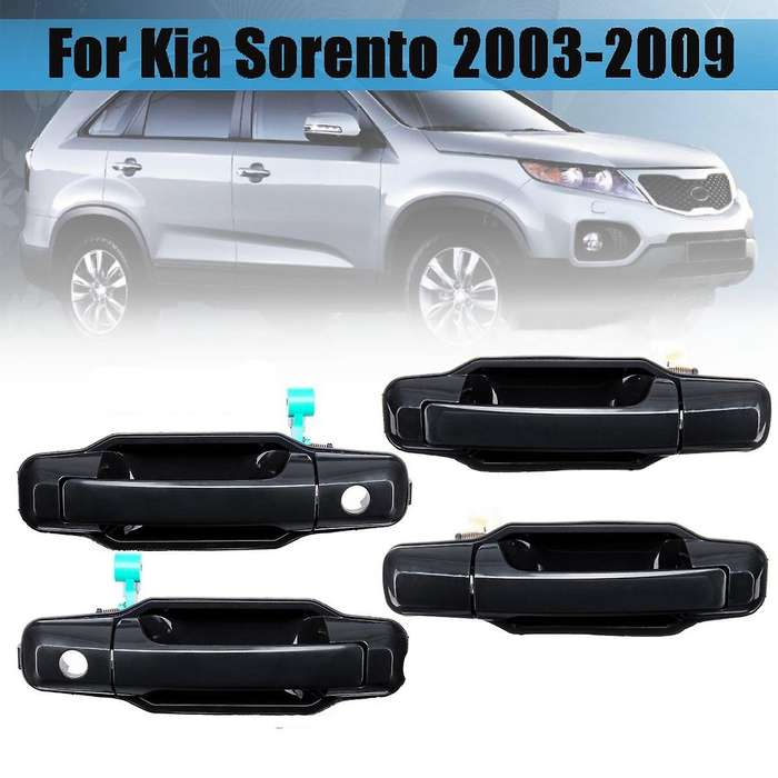 4pcs Exterior Door Handle for Sorento 2003-2009 826503e021 826603e021 836503e01 Front Left/right