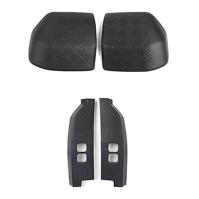 4PCS for 2020 2021 Car Rear Light Frame & Rearview Mirror Cover Trim Guard Anti Scratch Accessories