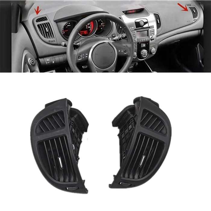 4PCS Front Duct Outlet Nozzle for 2009-2013 Forte Cerato 974801M100 / 974901M100 / 974401M100 / 974