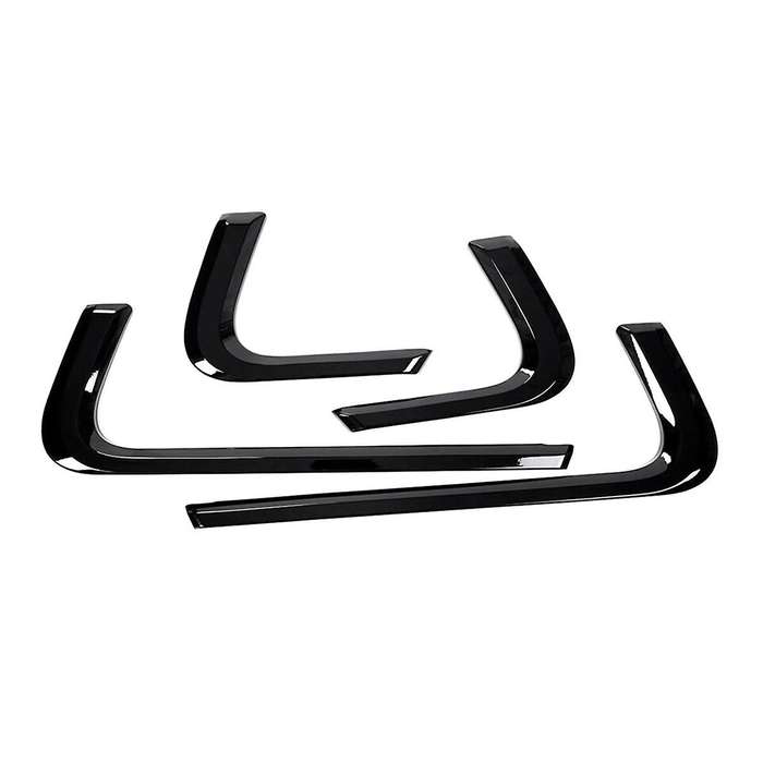 4pcs Glossy Black ABS Car Inner Door Decoration Strip Trim for Land Sport 2014-2022