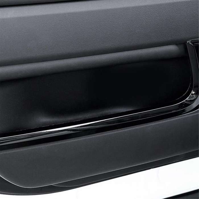 4pcs Glossy Black ABS Car Inner Door Decoration Strip Trim for Sport 2014-2022