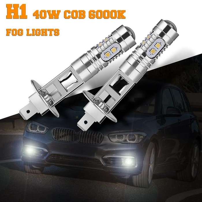 4PCS H1 LED Headlight Fog Driving Light 6000K Super White 200W