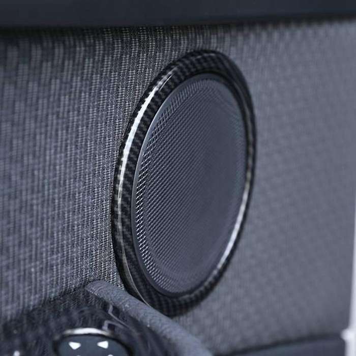 4PCS Inner Door Speaker Tweeter Ring Cover Door Speaker Cover Trim for A90 2018-2021