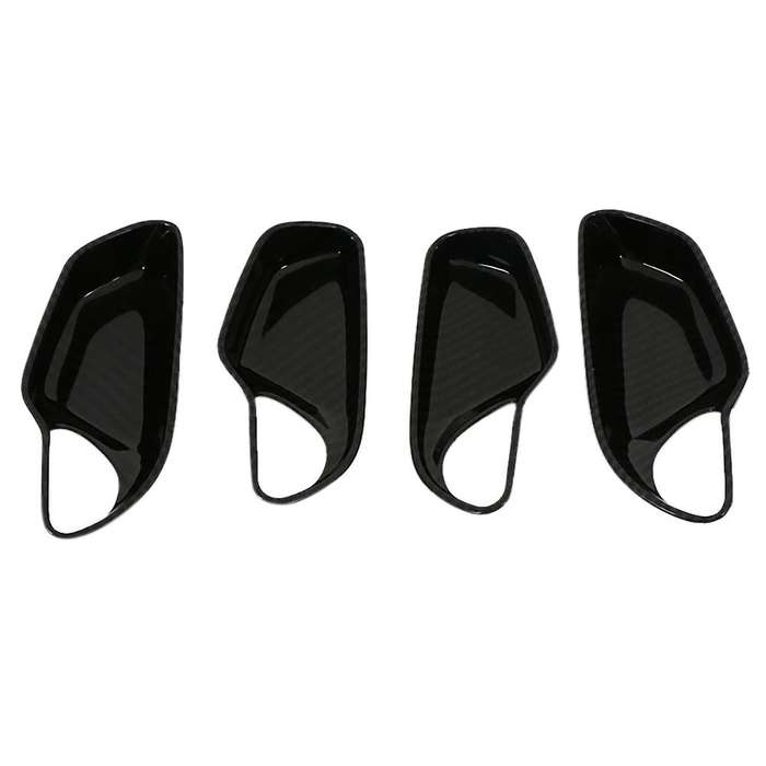 4Pcs Interior Carbon Fiber Car Door Handle Bowl Cover Case Sticker for UX 260H 2019-2021