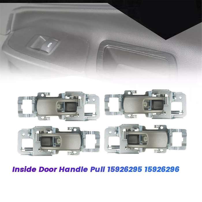 4Pcs Inside Door Handle Pull Kit 15926295 15926296 for Torrent 2005-2009 Front Rear Left Right