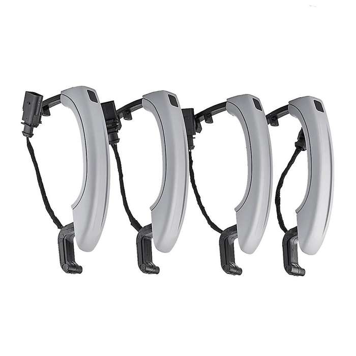 4Pcs Keyless Entry Exterior Door Handle for (4LB) 3.0T/3.6 FSI/4.2T/6.0T 2006-2015 4L0837205B 4L0837