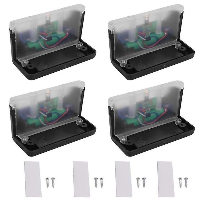 4Pcs LED Solar Path Stair Lights Outdoor Garden Yard Fence Wall Landscape Lamp Solar Light for Stair
