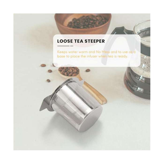 4pcs Loose Leaf Tea ,stainless Steel Tea Basket Tea Strainer Steeper for Hanging On Teapots