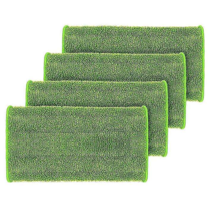 4PCS Microfiber Reusable Mop Pads Compatible for Wetjet Washable Absorbent Mop Refills Pads