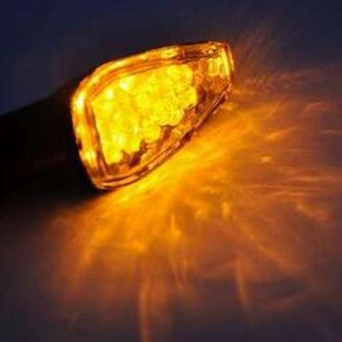 4PCS Motorcycle Turn Signal Lights Universal LED Rear Turn Signals Lights Bulbs Fit for Dukati