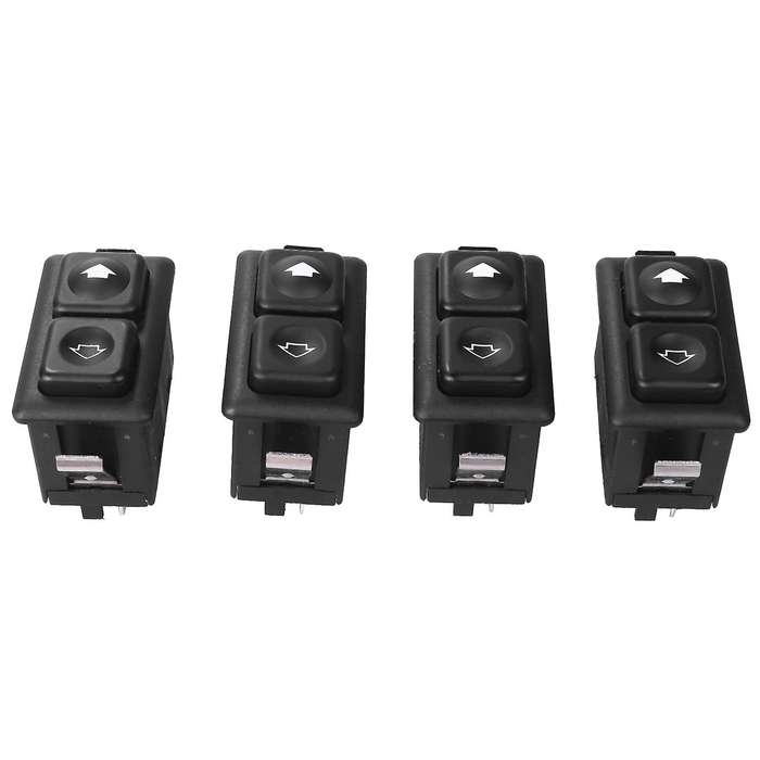 4Pcs Power Window Switch Compatible Bmw E30 E24 E28 From 09/1986 61311381205