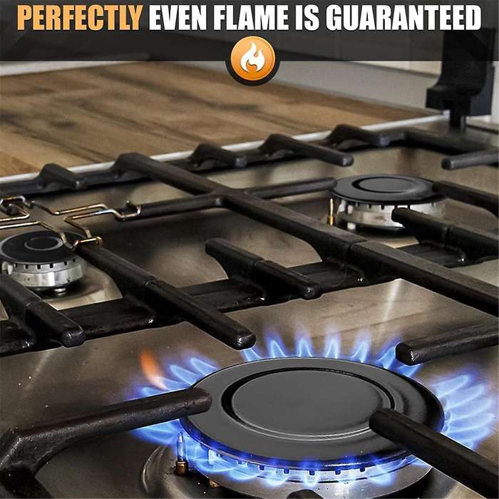 4Pcs Portable Gas Stove Burner Replacement - Surface Burner Head Replacement Stove Range Gas Burners