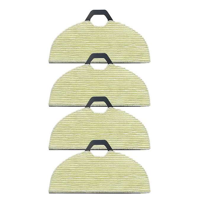 4pcs Replacement Parts Kit Cleaning Mop Pads for Rv2001wd Rv2000wd Av2001wd Rv2410wd Av2001wd Vacuu