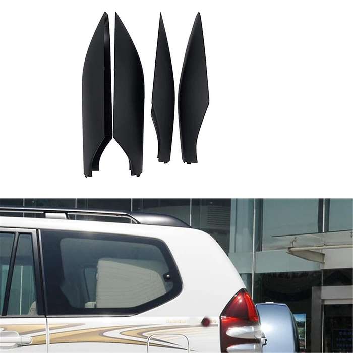 4pcs Roof Rack Rail End Cover Trim Shell for Land Cruiser 63491-60060 63492-60060 63493-60070 63494-
