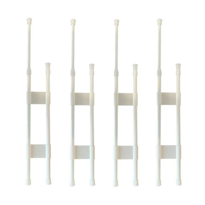 4pcs Rv Refrigerator Bars Adjustable Rv Fridge Tension Bars Rv Fridge Bars for Holding Food Drinks R