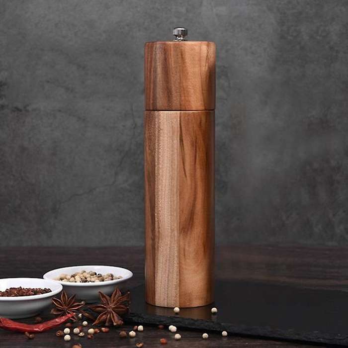 4Pcs Salt and Pepper Grinders, Manual, Sea Salt and Pepper Mills for Seasoning, Meal Prep, Cooking,