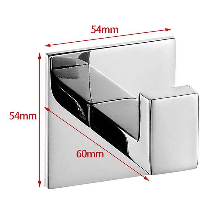 4Pcs Self Adhesive Towel Hook 304 Stainless Steel Towel Hook Towel Hook Bathrobe Coat Hook Bathroom