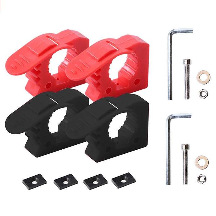 4Pcs Shovel Holder Mount for 1-1/7in to 1-4/9in Diameter Tools & Equipment, Roof Rack Mount for RV