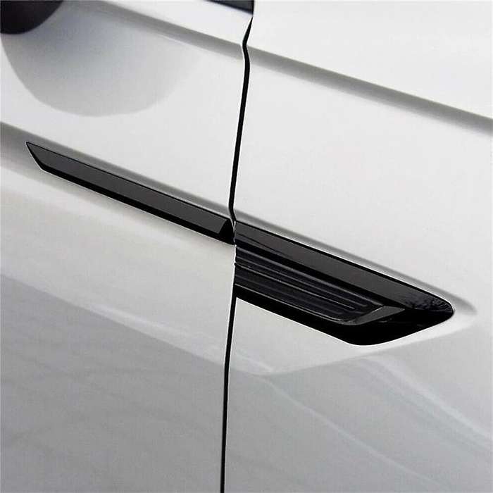 4pcs Side Wing Emblem Cover Trim Stickers Car Exterior Styling Side Wing for  2017 2018 2019