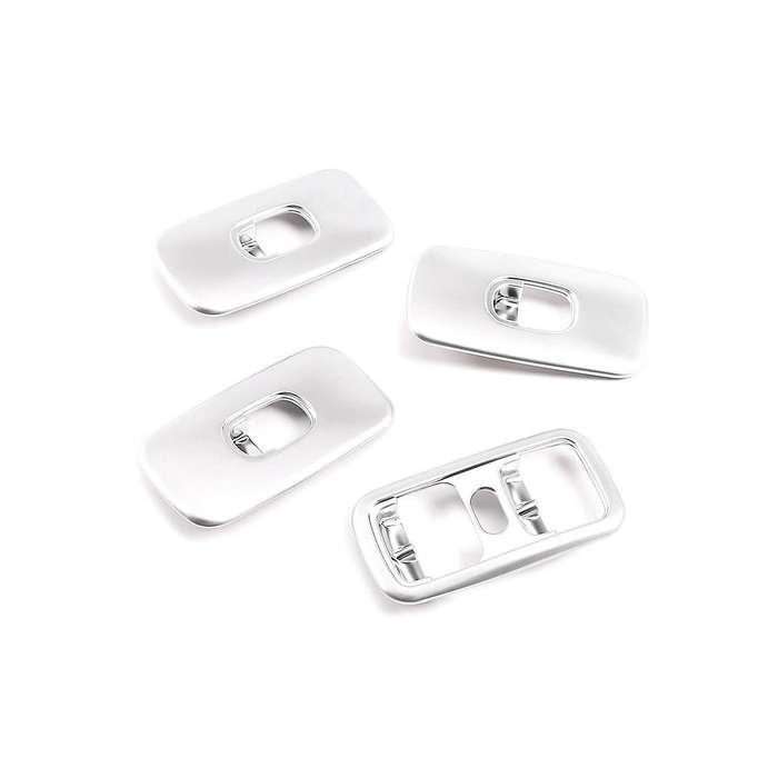 4pcs Silver Window Lift Switch Cover Decoration Trim for G Class W463 G500 2007-2010