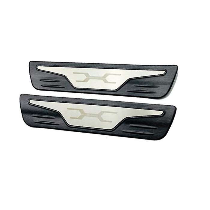 4Pcs Stainless Steel Door Sill Scuff Plate Pedal Threshold Trim Cover for Venza 2020 B