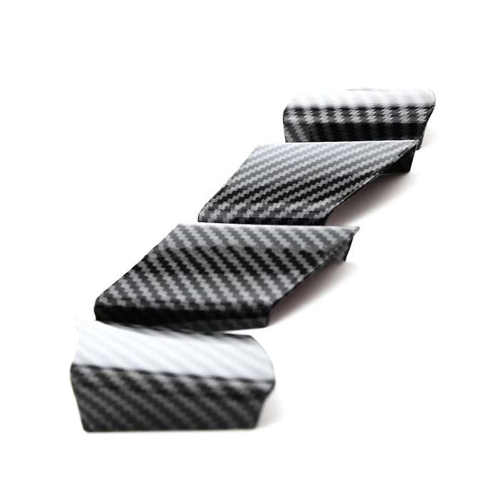 4pcs Steering Wheel Trim Sticker Steering Wheel Panel Cover for Fox 2003 2004 2005 2006 2007