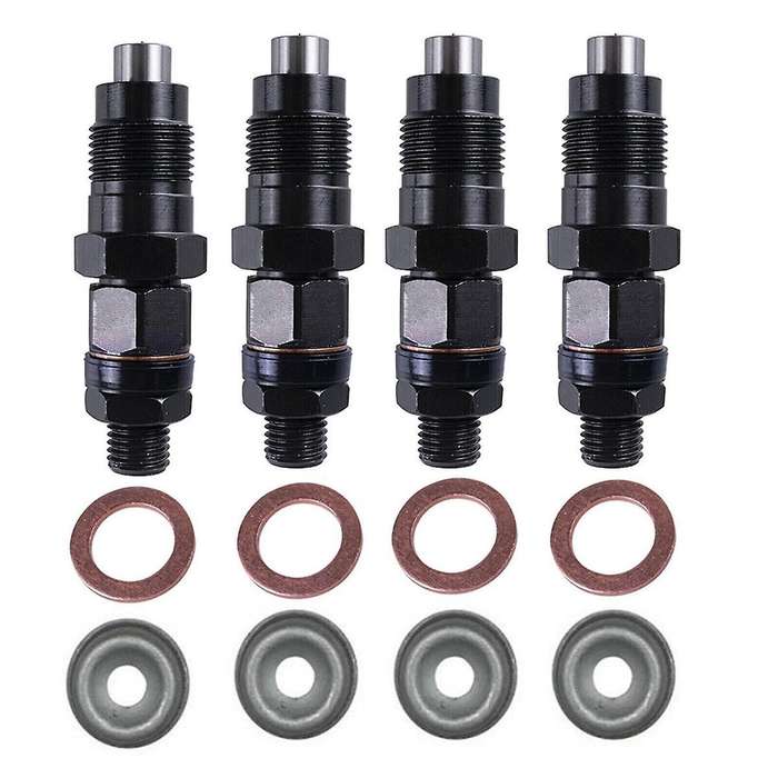 4PCS TD27 Engine Fuel Injectors 16600-43G23 for NAVARA D21 2.7L