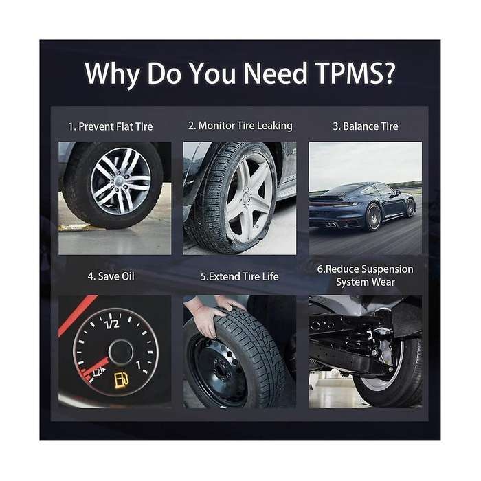 4Pcs Tire Pressure Monitoring Sensor 315MHz DE8T-1A180-AA for Escape Expedition Explorer Fiesta C-M