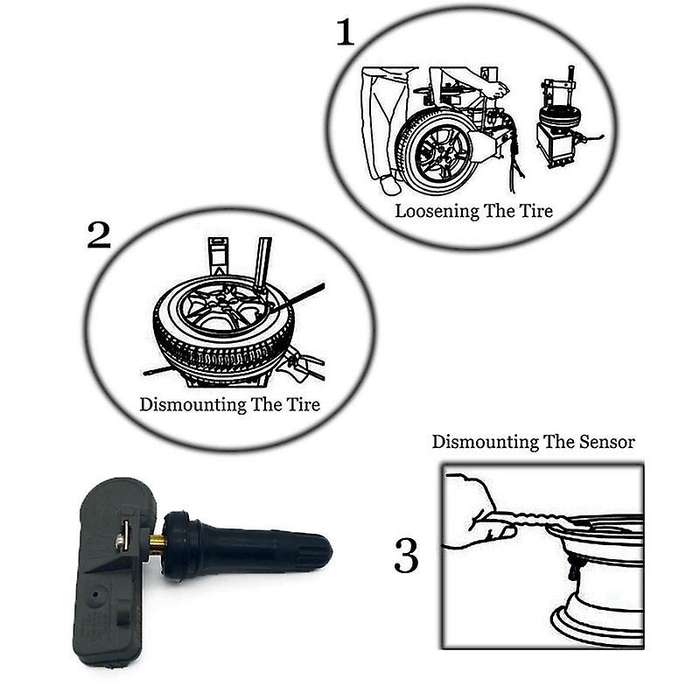 4Pcs TPMS Tire Pressure Monitoring Sensor for Actyon Korando 433MHZ 41990-34000 4199034000