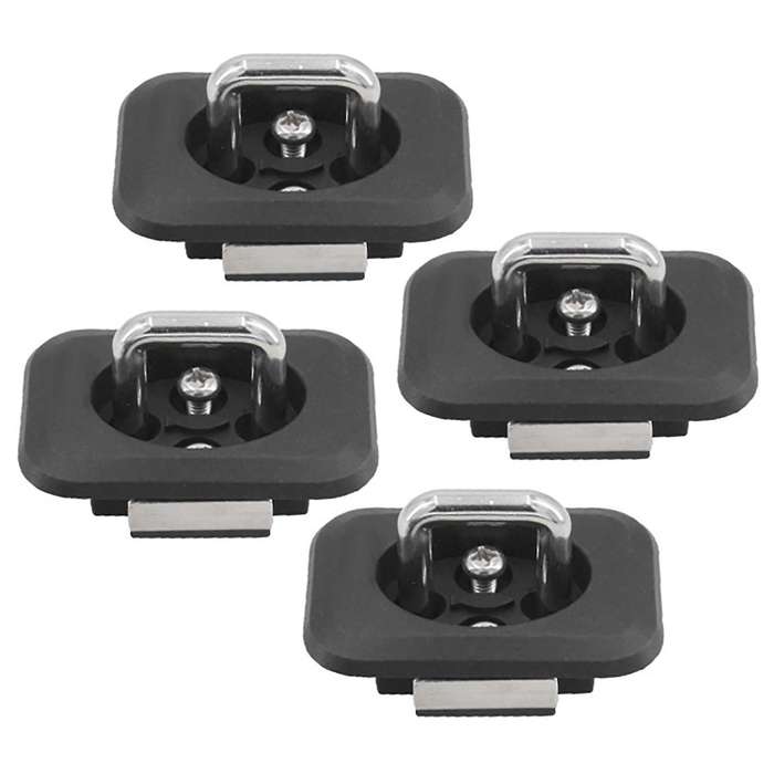 4Pcs Truck Rear Tail Box Lock Hook Tie Down Anchors Truck Bed Side Wall Anchors for 2000-2013 -