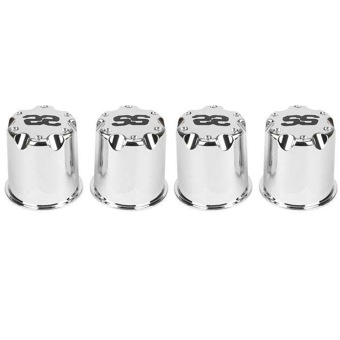 4Pcs Universal Golf Cart Wheel Center Cap Cover,Plastic 8 Inch Wheel Center Hub Cap for Club Car