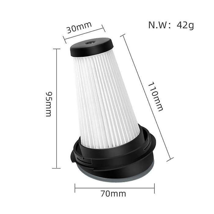 4pcs Vacuum for Zr005202 Rh72 X-pert 160 Cleanable Filter